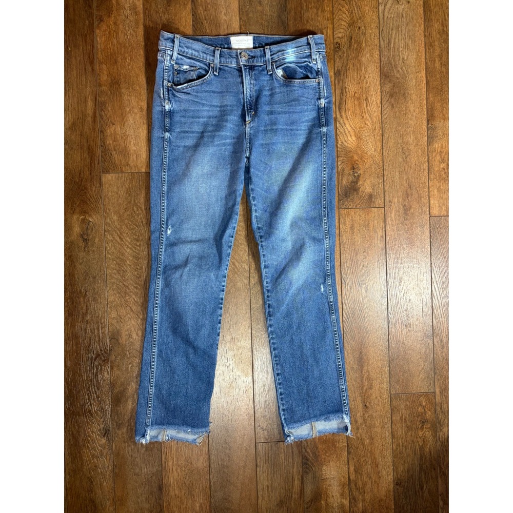 McGuire‎ Denim Women's Blue Jeans Size 29 Distressed Frayed Hem
